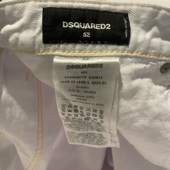 DSQUARED2. GARMENT DYED MARINE SHORTS - Picture 9 of 10